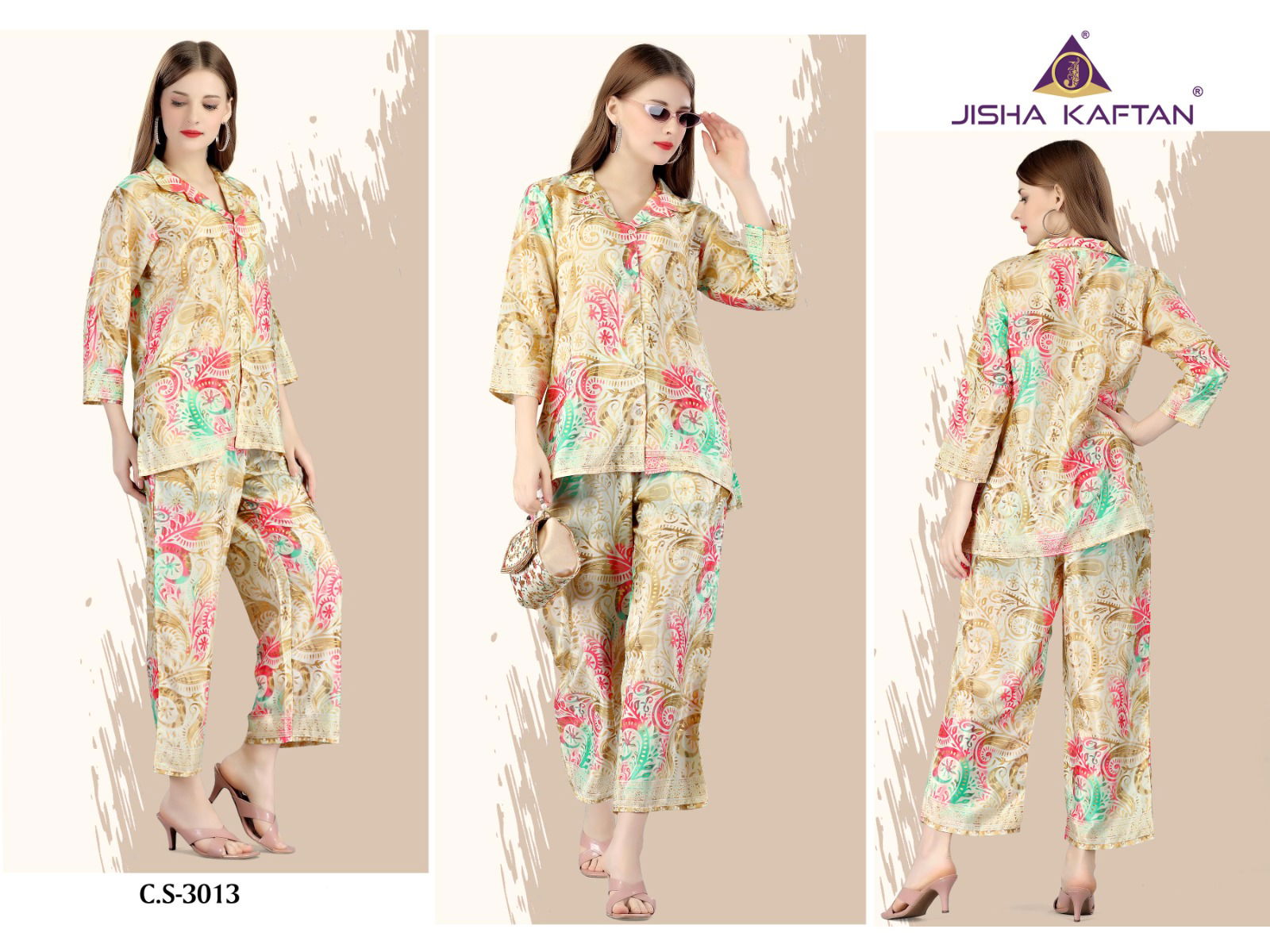 Jelite Silk Co Ord Set Vol 1 Silk Western Catalog
